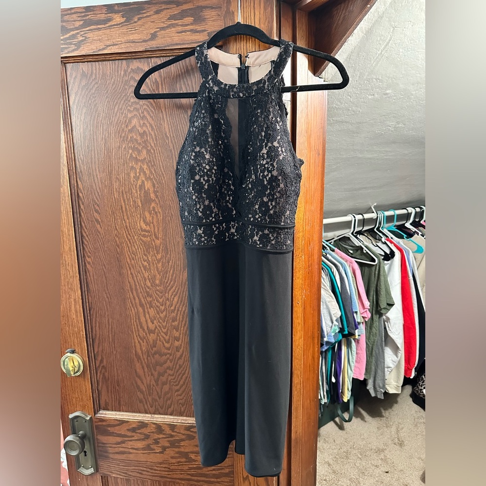 Little black sequen dress